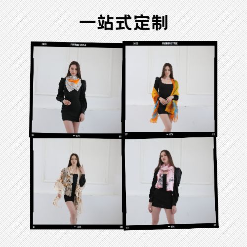 女真絲圍巾、真絲圍巾、圍巾絲巾